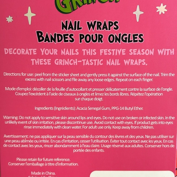 Grinch Nail Wraps - Picture 5 of 6